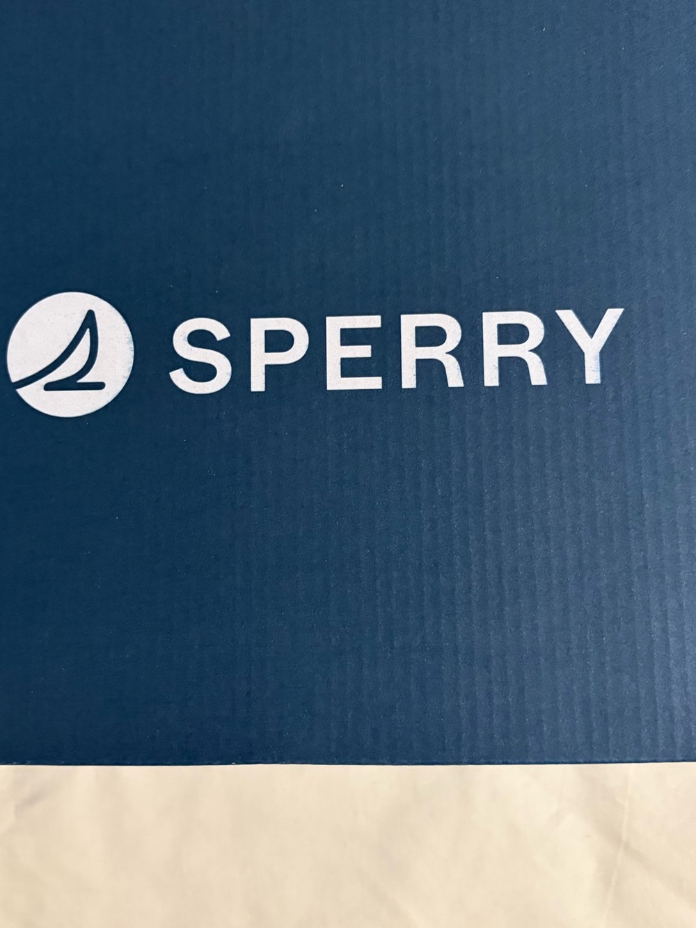Men’s gray Sperry’s.